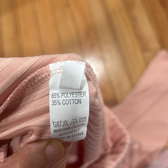 NWOT💖 Dusty Pink Ribbed Lounge Set - Picture 7 of 16